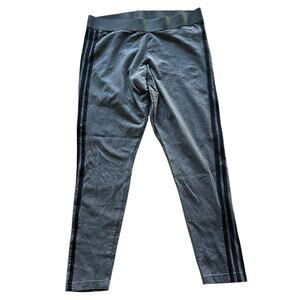 Adidas Pants Womens Size XL Gray Black Accents Train Athletic Workout Gym Casual
